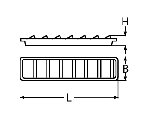 VENT A4 327X76 — 814073406 MTECH