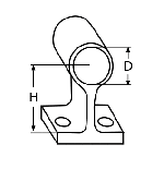 НАКРАЙНИК ЗА РЕЛИНГ 60° 22mm — 8208422 MTECH