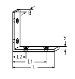 ПЛАНКА МОНТАЖНА 90° A2 31x12 — 8340231 12 MTECH