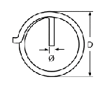 RING PIN A4 1.0X10 — 8383410 10 MTECH