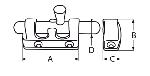 ЗАКЛЮЧВАЩО РЕЗЕ A4 15x45 — 8413415 45 MTECH