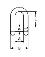 SHACKLE STRAIGHT — 8482405 MTECH