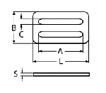 BELT LATCH A4 62X34 — 8496462 34 MTECH