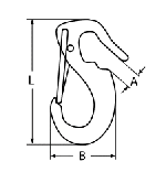 КАРАБИНА С КУКА A4 50mm — 8533450 MTECH