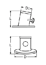 PENNANT POLE A2 26MM — 8586226 MTECH