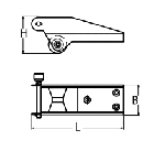 BOW ROLLER WITH PIN A2 200MM — 85952200 MTECH