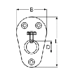 ОСНОВА ЗА СТОЙКА ФЛАГ A4 19mm — 8654419 MTECH