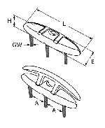 КНЕХТ СГЪВАЕМ A4 155мм С ШПИЛКИ M10x50мм — 8146404155 MTECH