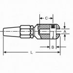 НАКРАЙНИК ЗА СТОМАНЕНО ЖИЛО 3mm. — 116.03 MAVIMARE