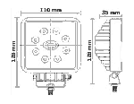 ВЛАГОЗАЩИТЕН СПОТ ПРОЖЕКТОР /LED/ IP67 8x3W 125x105x30 — L2230105 TREM