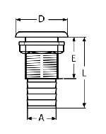 ПРОХОДНИК ДРЕНАЖЕН A4 - 1“ — 862041 MTECH