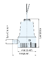 БИЛДЖ ПОМПА 12v 600GPH — GS20101