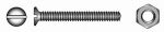 SLOTTED CHEESE HEAD SCREW WITH NUT - 6x60 mm — 9096346 60 MTECH