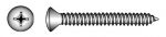 CROSS RECESSED TAPPING SCREW, RAISED COUNTERSUNK HEAD — 79834035 16 MTECH