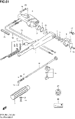 CABLE ASSY,THROTTLE — 63610-95J01 SUZUKI