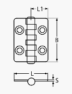 ПАНТА А2 AISI304 30X40 — 814796230 40 MTECH