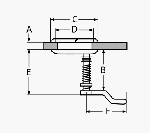 LIFTING RING WITH LOCK — 814731450RS MTECH