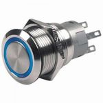 НЕРЪЖДАЕМ ПУШ-БУТОН С LED ОСВЕТЛЕНИЕ 12V — L0612075 TREM