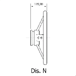 STEERING WHEEL WITH PLASTIC GRIP, ф320 mm — V.LN32 MAVIMARE