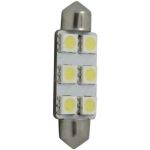 ПЛАФОННА КРУШКА 6LED 1.3W 10/30V 16x42mm /студена светлина/ — GS10528