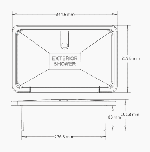 EXTERNAL SHOWER - WHITE BOX — SFES101