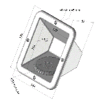 STEP-TYPE SIDE MOUNT CASE IN ABS — L5374163 TREM