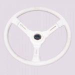 STEERING WHEEL WITH WHITE PLASTIC GRIP, ф350 mm — V.LN32B MAVIMARE