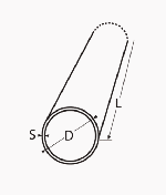 STAINLESS STEEL TUBE, WELDED, BENDABLE — 82924221500 MTECH