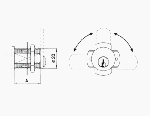 BRASS HINGES - S.STEEL — S2444073 TREM