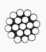 СТОМАНЕНО ВЪЖЕ 1x19 AISI-316 4mm — 8378404 250 MTECH