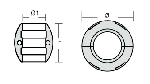 SHAFT ANODE ф25mm — 00502 TSEAL