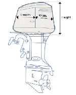 OUTBOARD COVER UP TO 15HP — OCEMA0741