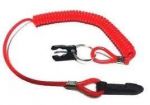 RED COILED LANYARD HONDA/OMC/JOHNSON — PLA 27476