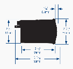 КОМПАС ЗА ВЕРТИКАЛЕН МОНТАЖ X-21 /БЯЛ/ — RITX-21W