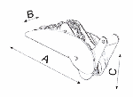 BOW ROLLER FOR ANCHORS TYPE BRUCE - CQR, AISI304L — N3510330 TREM