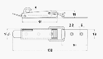 КЛЮЧАЛКА НЕРЪЖДАЕМА AISI304 — M3501102 TREM