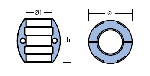 ЦИНКОВ АНОД ЗА ВАЛ 40 mm — 00511 TSEAL