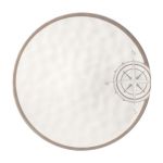 DINNER PLATE “WHITE SAND“ — D2032025 TREM