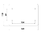 DOUBLE PLATE FOR BATTERY BOX AND PORTABLE TANK — N0100180 TREM