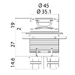 МИНИ КЛЮЧ МАСА “OFF-ON-OUT“, 32V/300А — L0610842 TREM