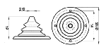 FLANGED BELLOWS ф12 mm — L5310079 TREM