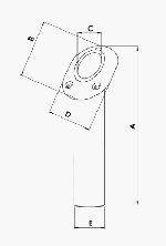 RECESSED MOUNT FISHING ROD HOLDER — M2648225 TREM