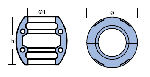 ЦИНКОВ АНОД ЗА ВАЛ - 80 mm — 00522 TSEAL