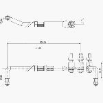 ADJUSTABLE AND REINFORCED TLLER ARM — A.245 MAVIMARE