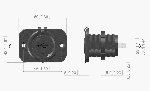 БУКСА ЗА ЗАРЕЖДАНЕ С ДВА USB ПОРТА — L0602435 TREM