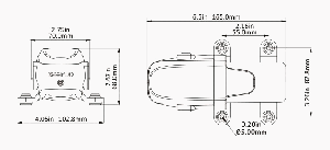 PRESSURE PUPMP 12V 5.6 LPM/1.5GPM, 40PSI/2 — SFDP101504023A