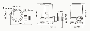 АВТОМАТИЧНА ОСУШИТЕЛНА ПОМПА S13B 12V 1500 GPH — SFBP1G150013B