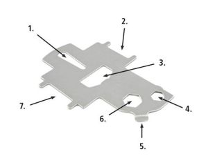 DECK PLATE KEY TOOL AISI304 — GS31147