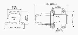 ВОДНА ПОМПА 24V 5.6 L/min/1.5GPM, 40PSI/2 — SFDP201504023A