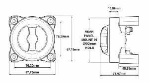 SELECTOR 4 POSITION — L0612700 TREM